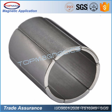 Strong industrial high quality ndfeb n45 strong arc magnet for motorcycle